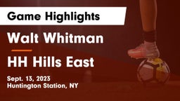 Walt Whitman  vs HH Hills East Game Highlights - Sept. 13, 2023