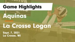 Aquinas  vs La Crosse Logan Game Highlights - Sept. 7, 2021