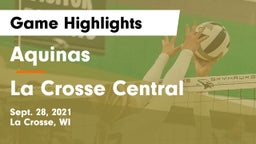 Aquinas  vs La Crosse Central  Game Highlights - Sept. 28, 2021
