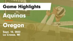 Aquinas  vs Oregon  Game Highlights - Sept. 10, 2022