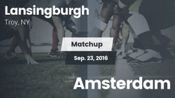 Matchup: Lansingburgh High vs. Amsterdam 2016