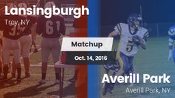 Matchup: Lansingburgh High vs. Averill Park  2016