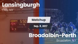 Matchup: Lansingburgh High vs. Broadalbin-Perth  2017