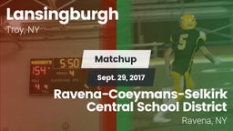 Matchup: Lansingburgh High vs. Ravena-Coeymans-Selkirk Central School District 2017