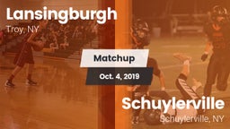 Matchup: Lansingburgh High vs. Schuylerville  2019