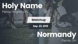 Matchup: Holy Name High vs. Normandy  2016