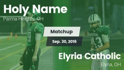 Matchup: Holy Name High vs. Elyria Catholic  2016