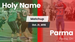 Matchup: Holy Name High vs. Parma  2016