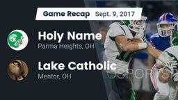 Recap: Holy Name  vs. Lake Catholic  2017