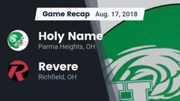 Recap: Holy Name  vs. Revere  2018