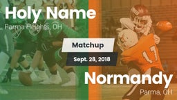 Matchup: Holy Name High vs. Normandy  2018