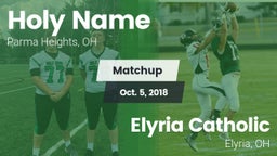 Matchup: Holy Name High vs. Elyria Catholic  2018