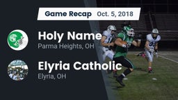 Recap: Holy Name  vs. Elyria Catholic  2018