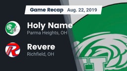Recap: Holy Name  vs. Revere  2019