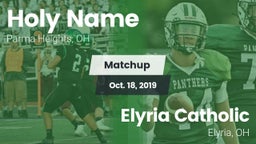 Matchup: Holy Name High vs. Elyria Catholic  2019