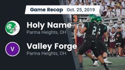 Recap: Holy Name  vs. Valley Forge  2019