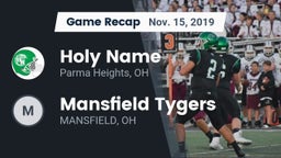 Recap: Holy Name  vs. Mansfield Tygers 2019