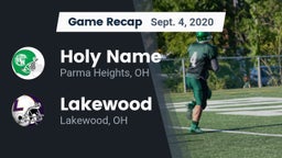 Recap: Holy Name  vs. Lakewood  2020