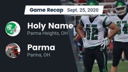 Recap: Holy Name  vs. Parma  2020