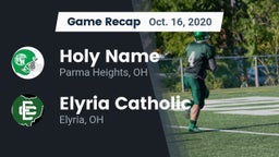 Recap: Holy Name  vs. Elyria Catholic  2020