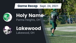 Recap: Holy Name  vs. Lakewood  2021
