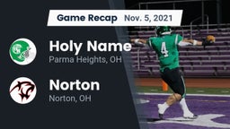Recap: Holy Name  vs. Norton  2021
