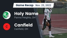 Recap: Holy Name  vs. Canfield  2022