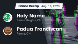 Recap: Holy Name  vs. Padua Franciscan  2023