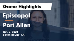 Episcopal  vs Port Allen  Game Highlights - Oct. 7, 2020