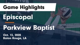 Episcopal  vs Parkview Baptist  Game Highlights - Oct. 13, 2020