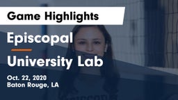Episcopal  vs University Lab  Game Highlights - Oct. 22, 2020