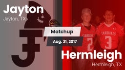 Matchup: Jayton  vs. Hermleigh  2017