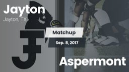 Matchup: Jayton  vs. Aspermont 2017
