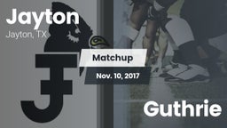 Matchup: Jayton  vs. Guthrie 2017