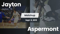 Matchup: Jayton  vs. Aspermont 2019