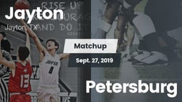 Matchup: Jayton  vs. Petersburg 2019