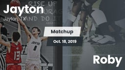 Matchup: Jayton  vs. Roby 2019