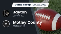 Recap: Jayton  vs. Motley County  2022