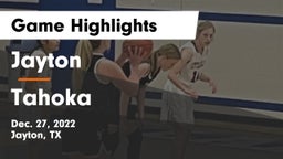 Jayton  vs Tahoka  Game Highlights - Dec. 27, 2022