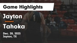 Jayton  vs Tahoka  Game Highlights - Dec. 28, 2023