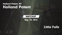 Matchup: Holland Patent High vs. Little Falls 2016