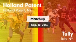 Matchup: Holland Patent High vs. Tully  2016