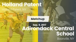 Matchup: Holland Patent High vs. Adirondack Central School 2017