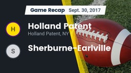 Recap: Holland Patent  vs. Sherburne-Earlville 2017