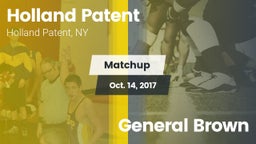 Matchup: Holland Patent High vs. General Brown 2017