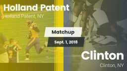 Matchup: Holland Patent High vs. Clinton  2018