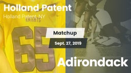 Matchup: Holland Patent High vs. Adirondack 2019
