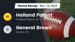 Recap: Holland Patent  vs.  General Brown  2022