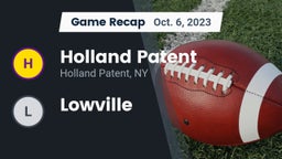 Recap: Holland Patent  vs. Lowville 2023