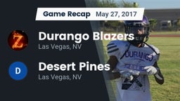 Recap: Durango  Blazers vs. Desert Pines  2017